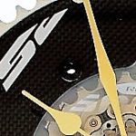 horloge decorative, velo horloge pendule murale, velo design, cyclisme, velo cadeau, eco-horloge, bike clock, cycling, ecofriendly gift, FSA, recycled bicycle gear desk clock, upcycled clock, bicycle clock, cycling gift,
